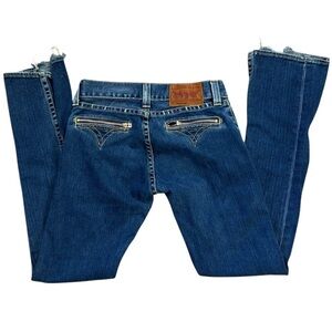 Levi’s vintage Y2K Lowrise Western Bootcut Type 1 Women’s 29  Cowgirl Denim Zip